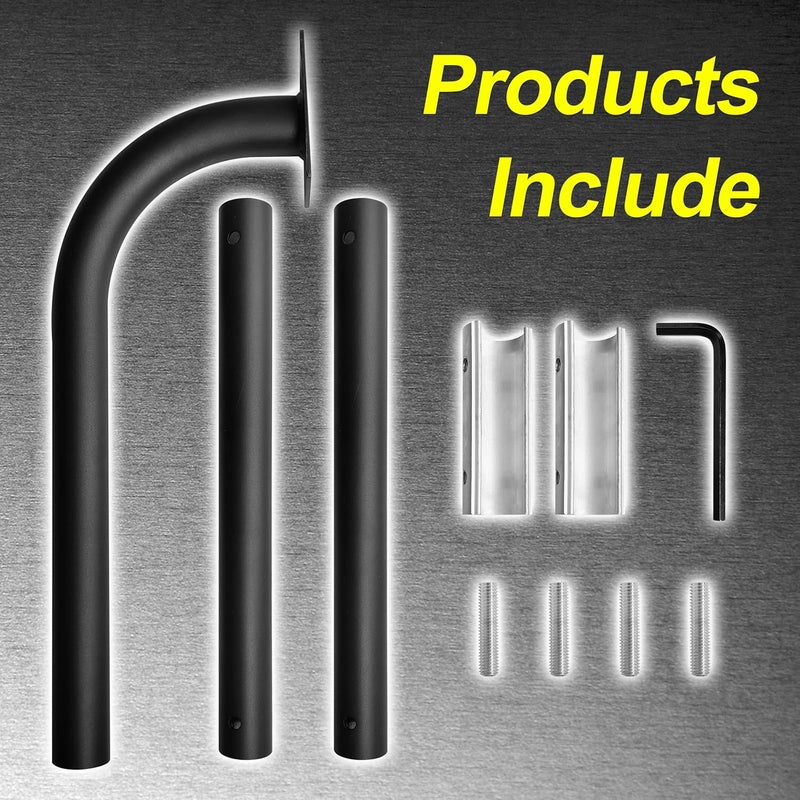 LUKYER FM100 Keypad Mounting Post，Compatible with Mighty Mule Digital Keypad FM137 or FM136 -Black - Image 5